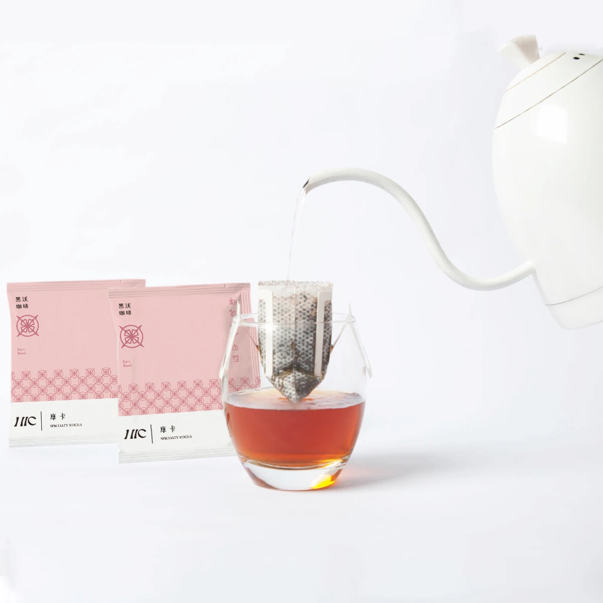 Ready to Ship HWC Specialty Mocha Ethiopia drip bag ground coffee for single serve