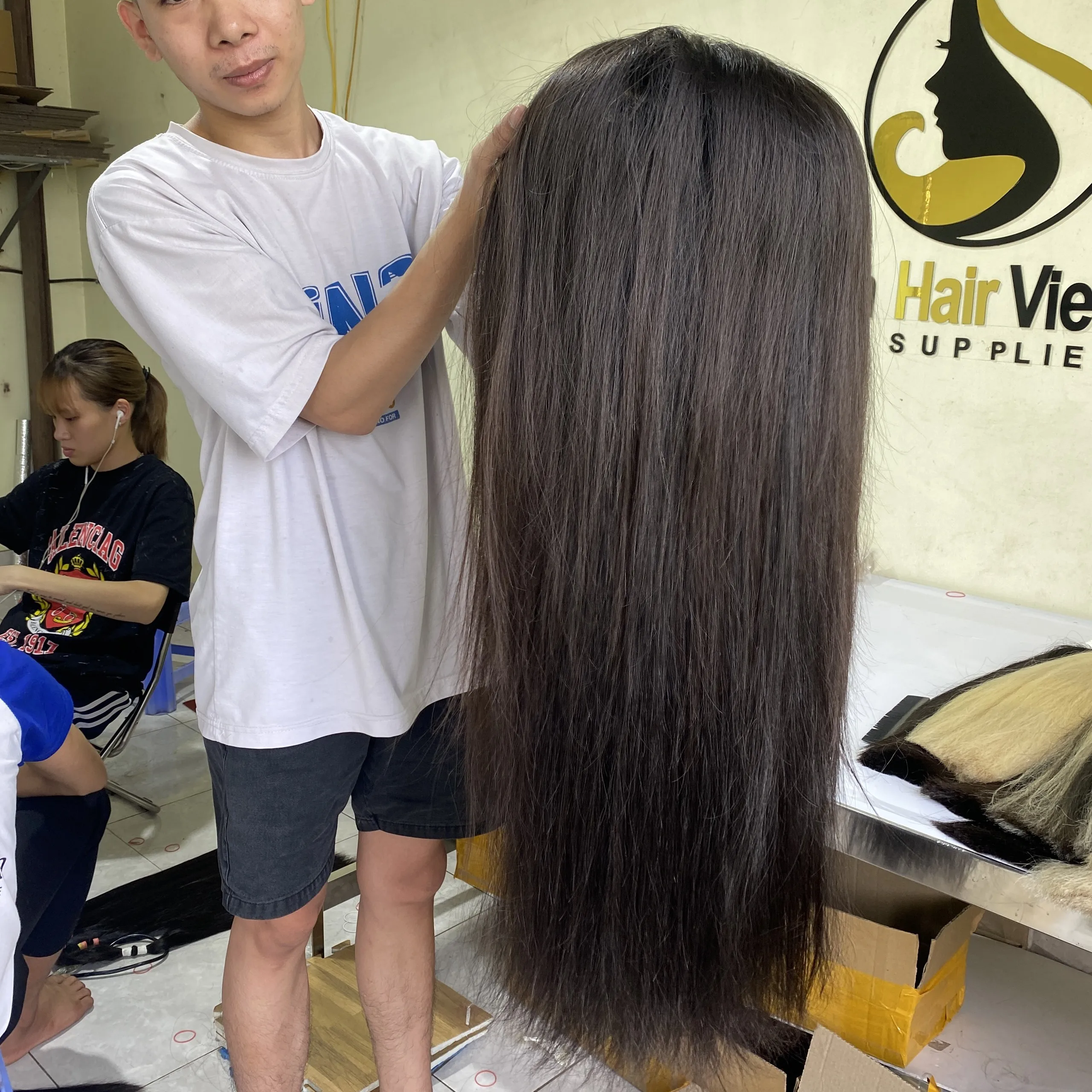 Fashion High Quality Human Hair Wigs 2022  Natural Straight Hair 8-32 Inches Female Lace Wigs 100% Cuticle Aligned Virgin Hair V