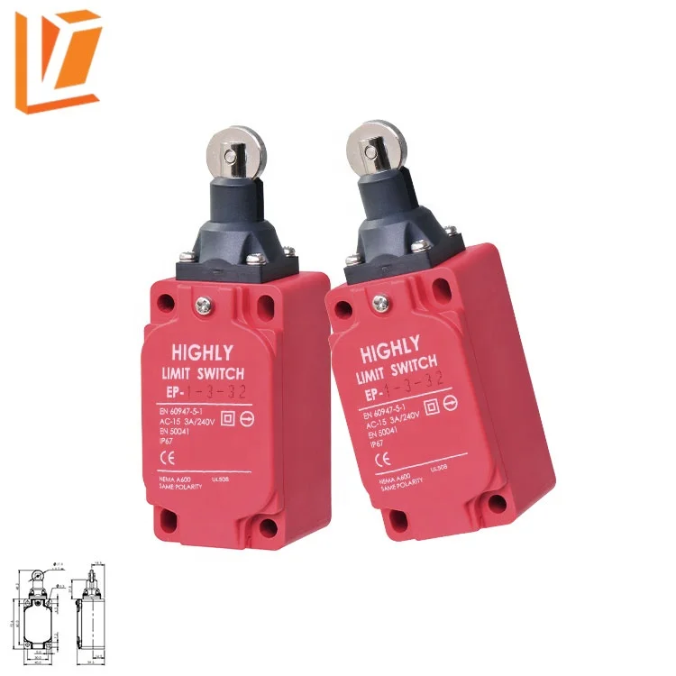 EP-2-5-32 Roller plunger type elevator door contact limit switch