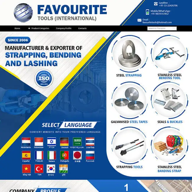 
Customized Alibaba Minisite Design Developer in India 