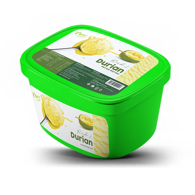 Halal Veri Durian Ice Cream Tub 1.5 L (700g x 12tub)