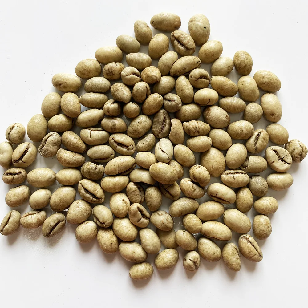 Необработанные кофейные зерна от производителя, жареные мгновенные кофейные напитки kopi robusta