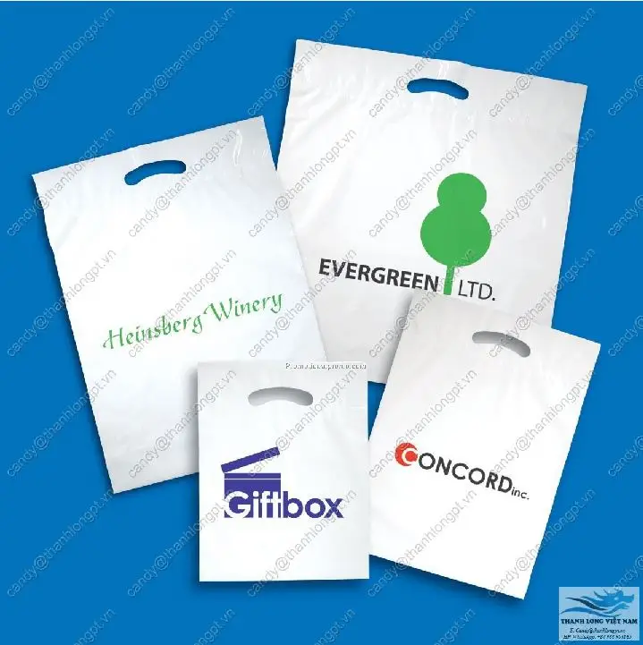 Heat Seal Die-cut Bag, Custom Die Cut Plastic Bag with Your Own Logo, LDPE Bags Die Cut Plastic Bag Made from Vietnam Accept