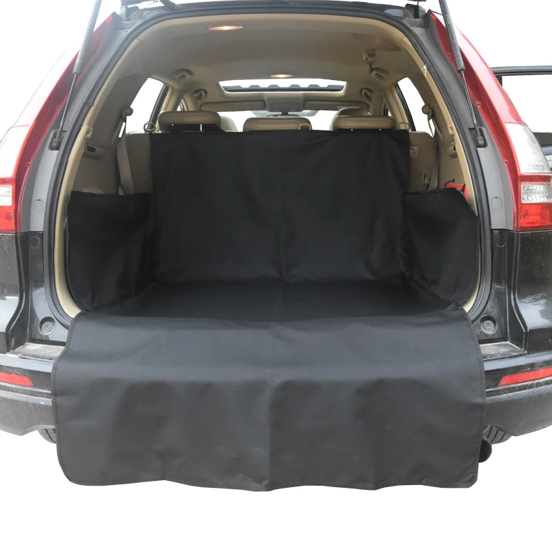 
600D PVC Coated Oxford Fabric Car Pet Cover with Bumper Flap Cargo Liner Mat 