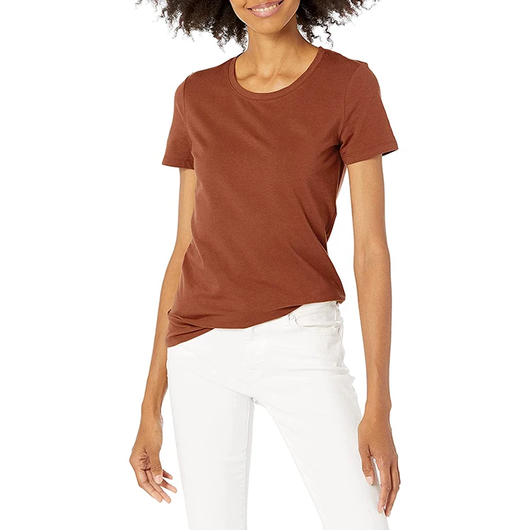 100% Cotton Customized Women T-Shirt Hot fashion Custom make Reasonable price Women T-Shirt in Comfortable