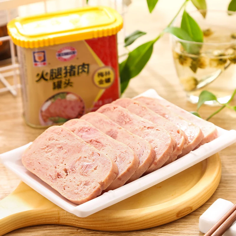340g*48tins canned corned beef Beef luncheon meat canned halal food
