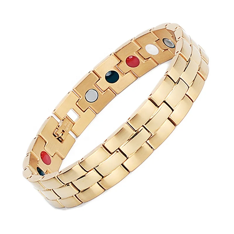 Pure Titanium Magnet Bracelet Mens Bracelet Titanium Steel Jewelry Germanium Grain Bracelet Wholesale