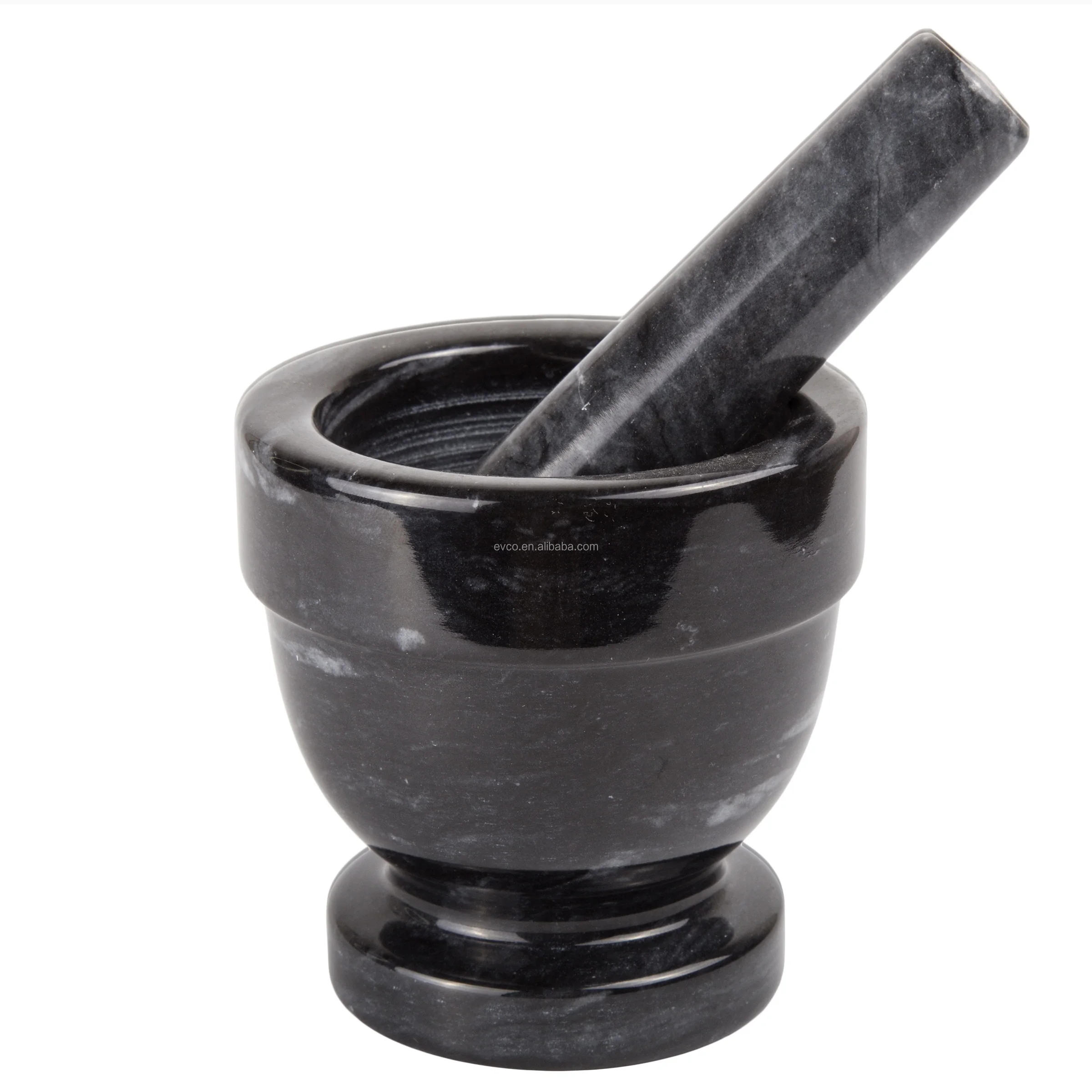 Ступка и пестик из натурального мрамора 4x4 дюйма