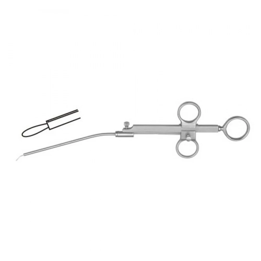 surgical stainless steel KRAUSE-VOSS Ear Polypus Snares 26 cm