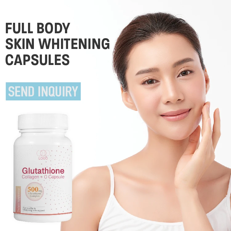 Коллагеновая пищевая добавка отбеливающие капсулы Отбеливающие кожу