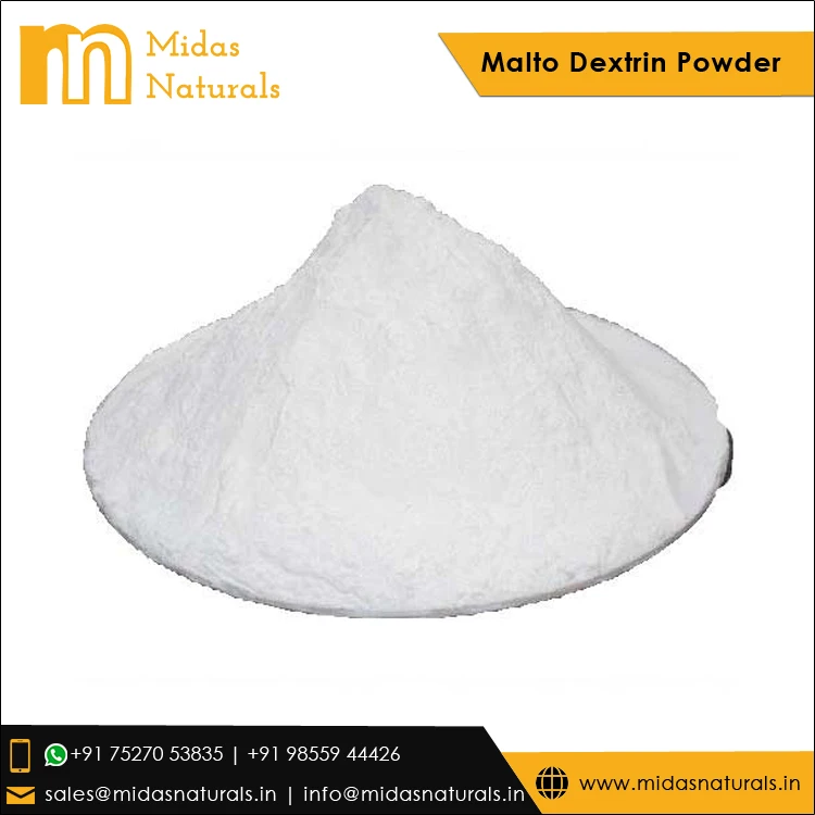Indian Exporter Selling Food Grade CAS 9050-36-6 Maltodextrin Powder Sweetener Low DE 15