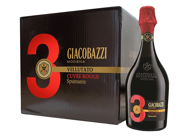 Italian high quality sparkling wine Spumante Cuvee Brut 750 ml red champagne method for selling