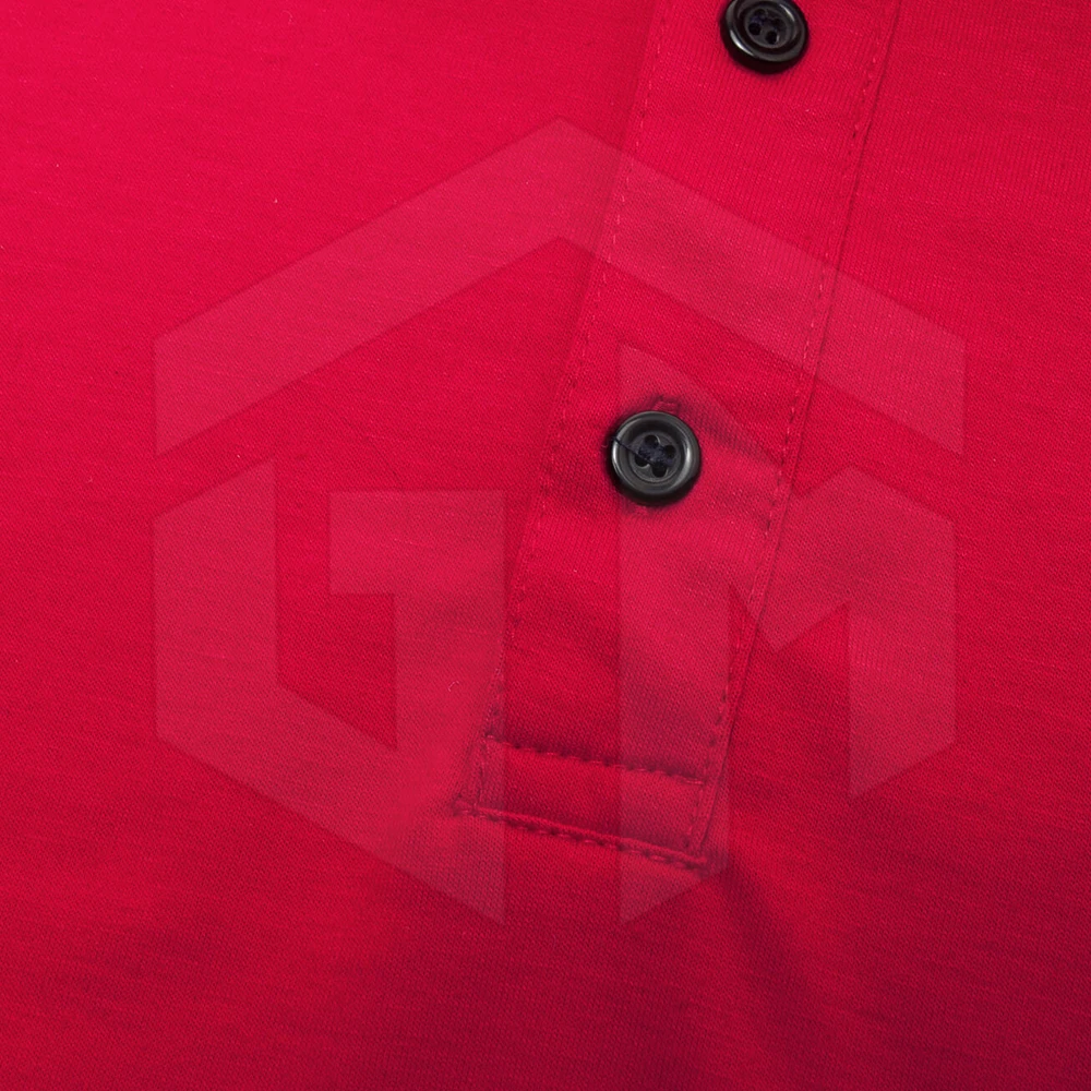  Рубашка-поло в полоску с коротким рукавом из полиэстера и хлопка