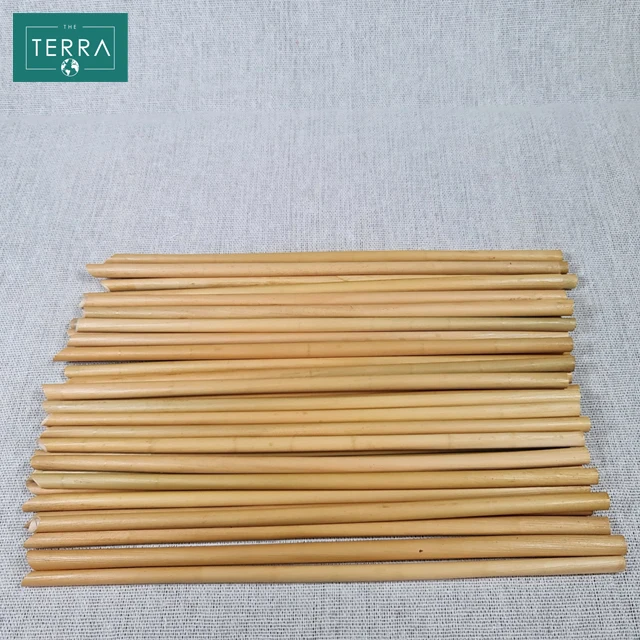 Vietnam All Season 20cm 3 - 8mm Diameter 100% Grass Home Kitchen Tabletop Disposable Straws With No packaging for each straw