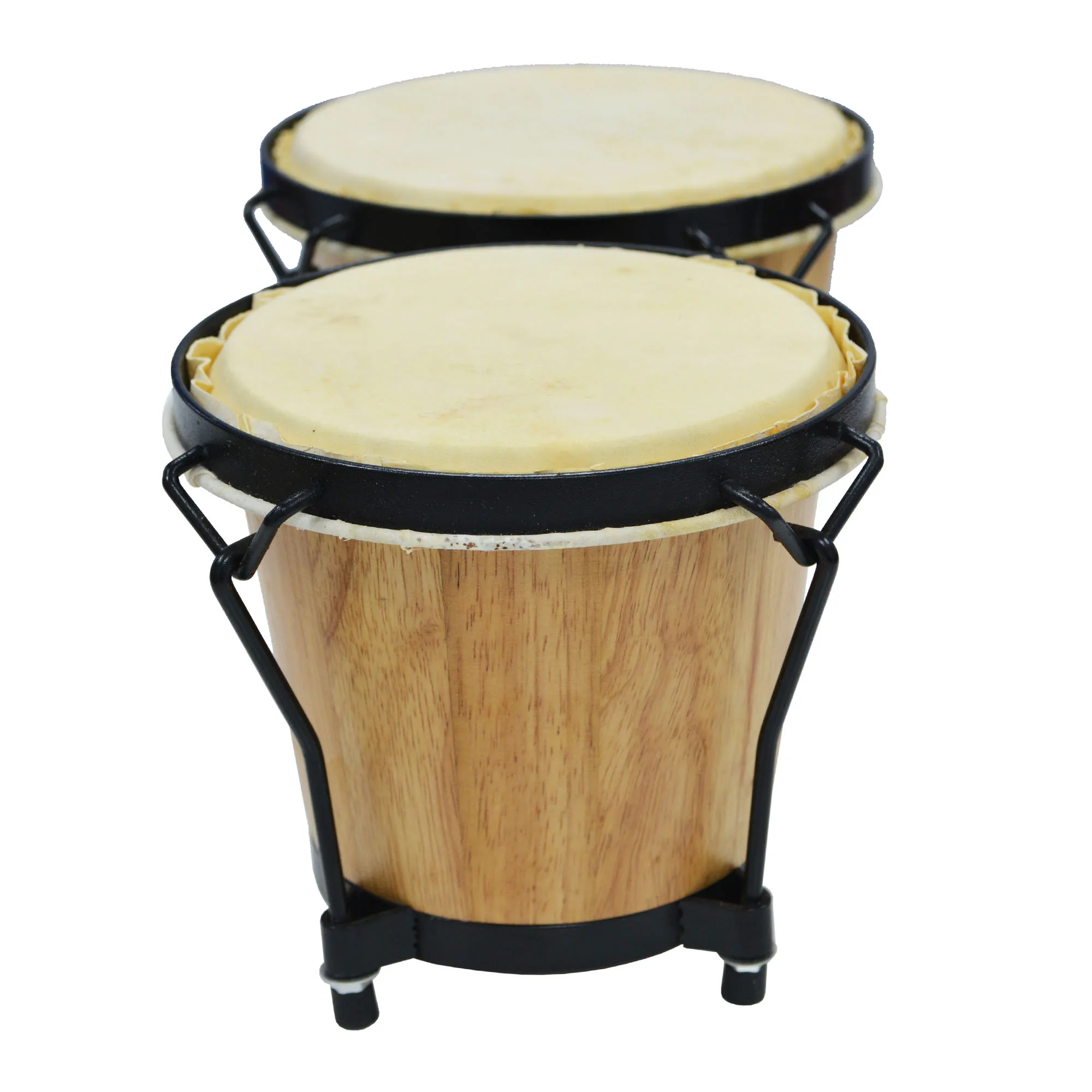 A-Star Bongos 7 Inch and 8 Inch Bongo Drums Wooden Set Percussion Drum