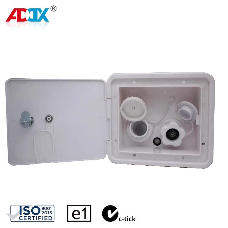 Гравитация давления/городской впускной клапан для заливки воды Люк кемпера трейлера RV со встроенным резервуаром аксессуары автофургона