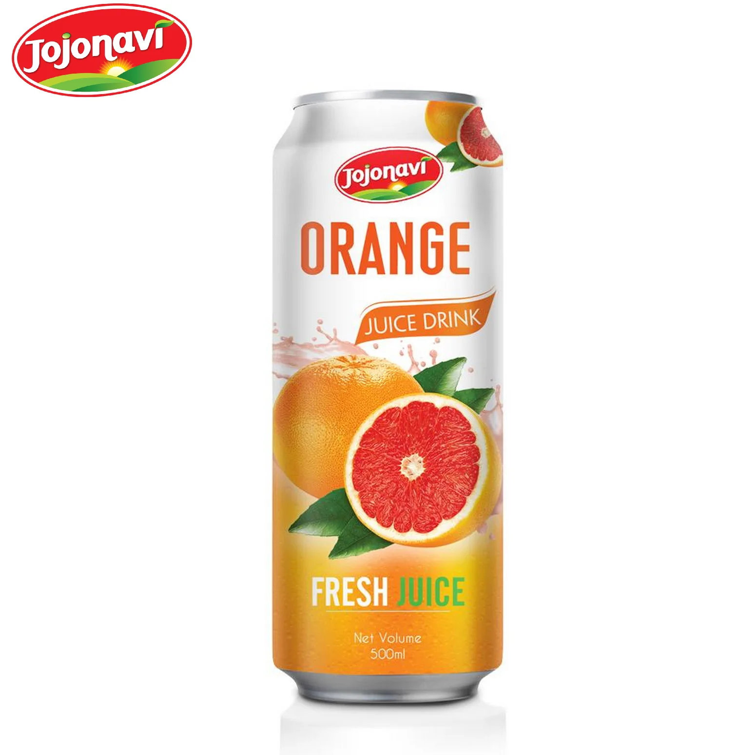 500 fl oz JOJONAVI Orange fresh Juice Drink with pulp fruit juice brands Private Label OEM ODM