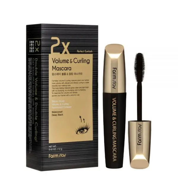 Korean Cosmetic / Volume & Curling Black Mascara / Long Lasting item oem private label customized