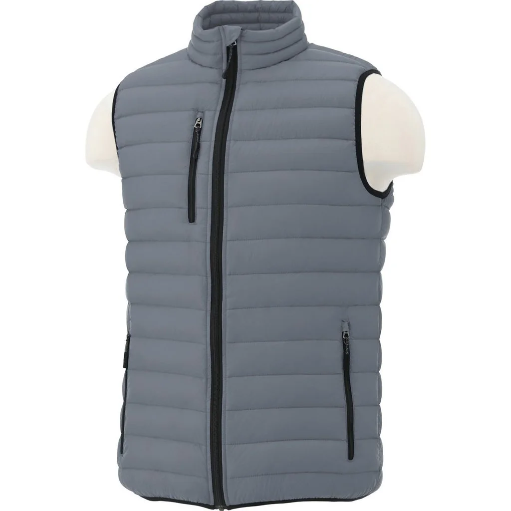 
Hot Selling Best Quality Quilted Down Waterproof Zipper Winter Sleeveless Jacket Black Puffer Men Vests with Multi Pockets 