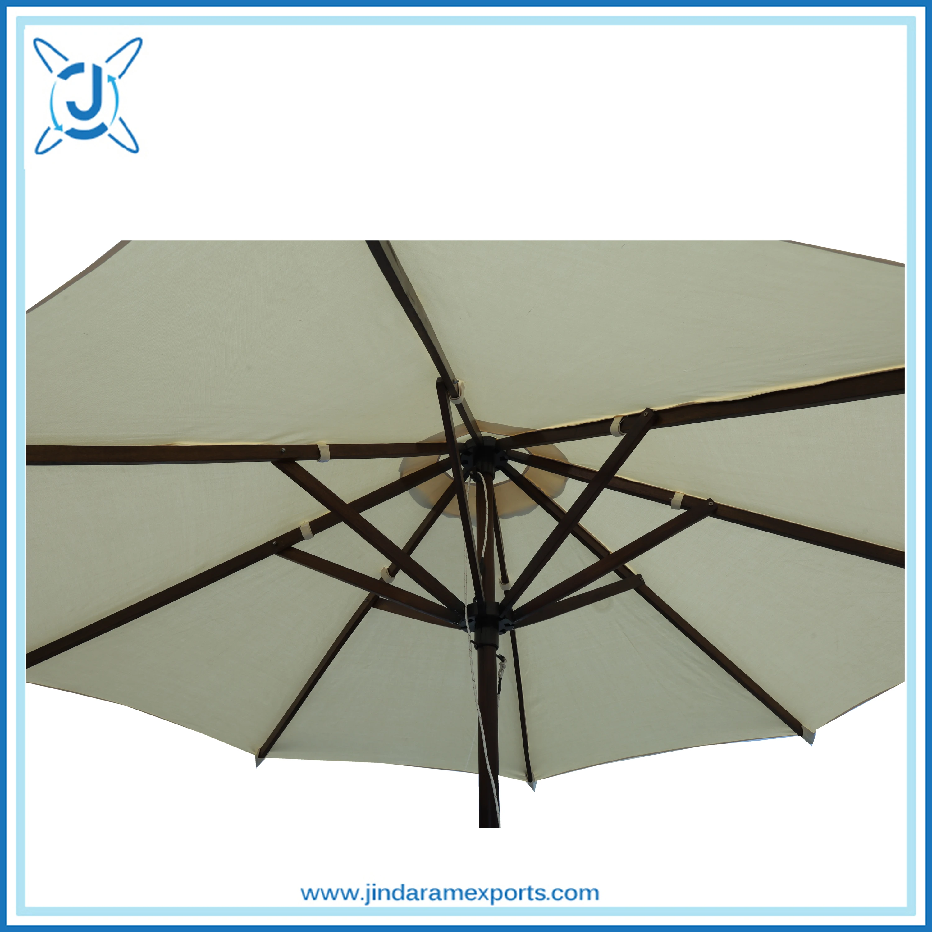 outdoor umbrella teak wood center pole patio sun umbrellas modern single deck wooden beach patio umbrellas