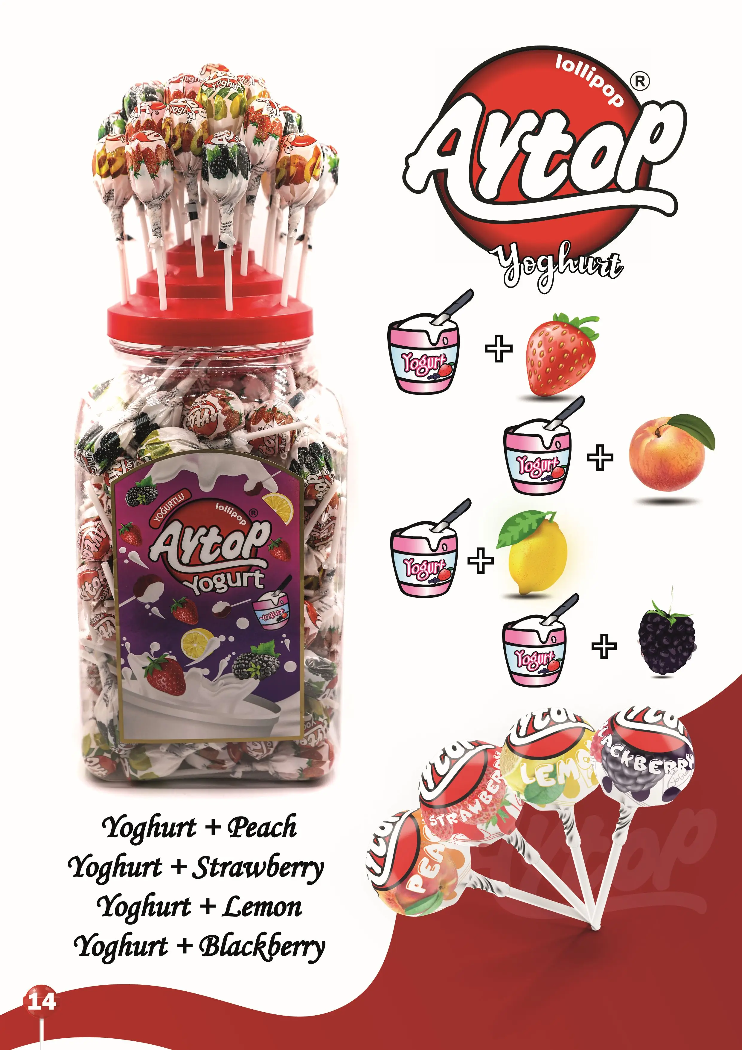 HOT !!! YOGHURT LOLLIPOP  !!!! READY TO SHIP