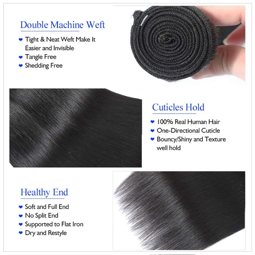 12A Grade High Quality Double Drawn Raw Virgin Cuticle Aligned Human Hair Bundles,Human Hair Extension Vendors