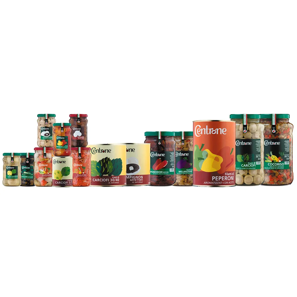 Centrone italian made medium sized green olives pickled in brine in jar for family used