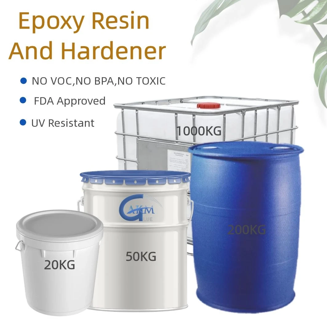 Factory Hot Selling 3:1 epoxy Deep Casting Deep Pour Epoxy Resin For River Table and Crafts Wholesale Epoxy Resin