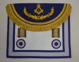 Масонские фартуки с ручной вышивкой Regalia Master из высококачественной натуральной овечьей кожи и слитной проволоки золотистые Серебристые