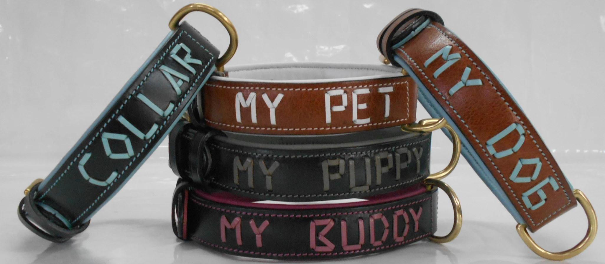  Ошейник для собак ручной работы дизайнерский ошейник из натуральной кожи класса люкс мягкая подкладка ручная работа лучшее качество