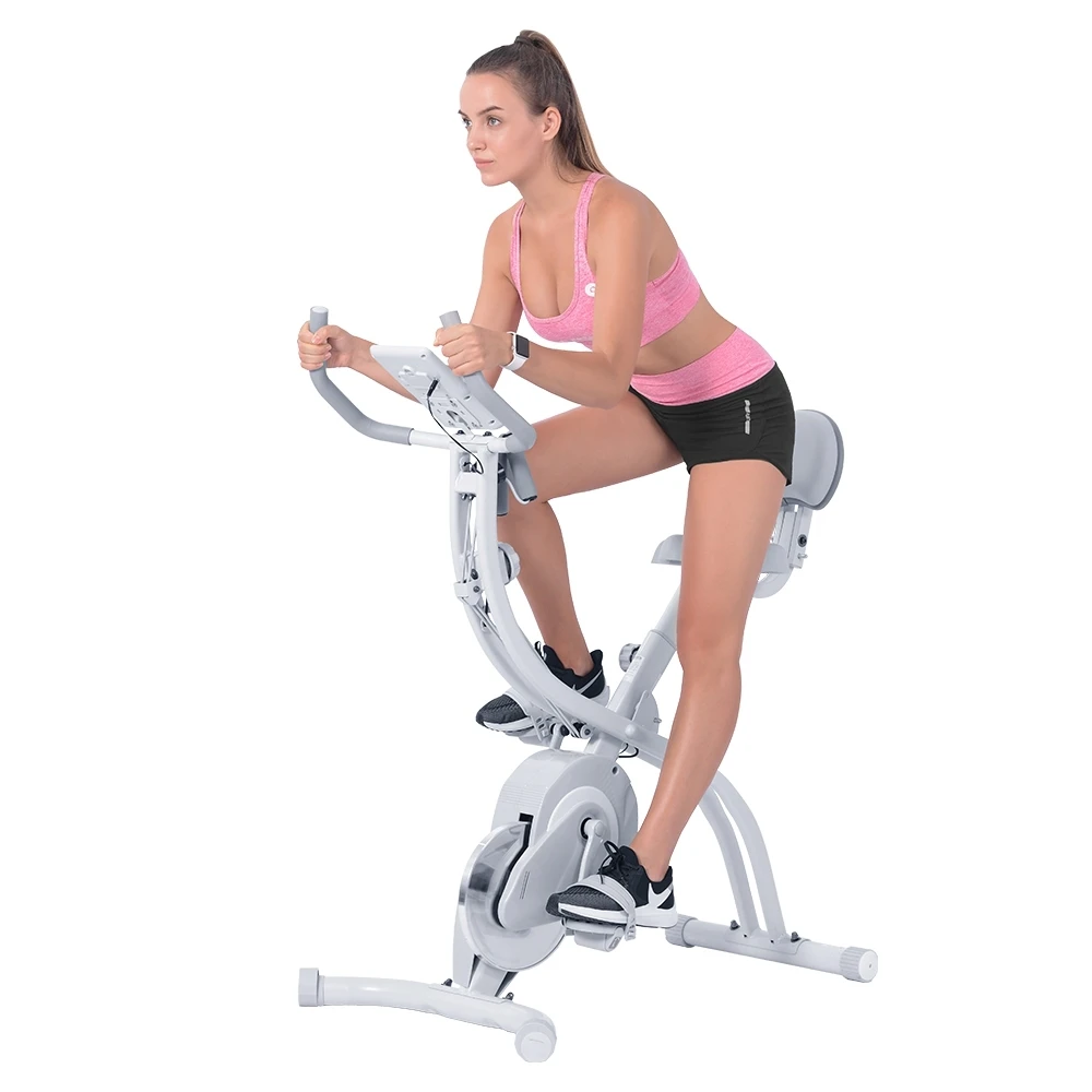 Onetwofit Gym Equipment Exercise Fitness Home Machine Spinning Indoor Trainer White Unisex OEM Logo Exercise Muscle Body Tool