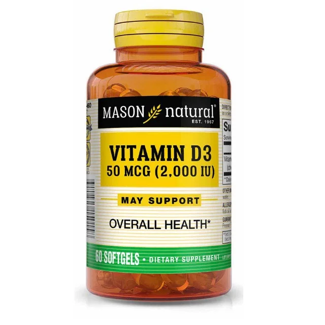 D3 50mcg (2,000IU) D витамины