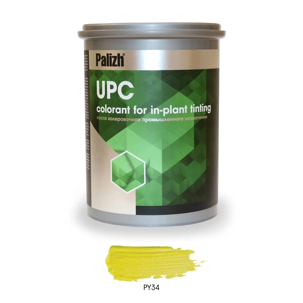 Yellow Inorganic PY34 Universal Pigment Concentrate for Water based Paints (Palizh UPC.AN)