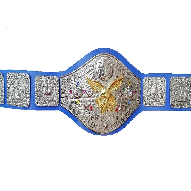 Custom WWWF Rick Martel WWF Tag Team Wrestling Championship Belt Martels Champions belt