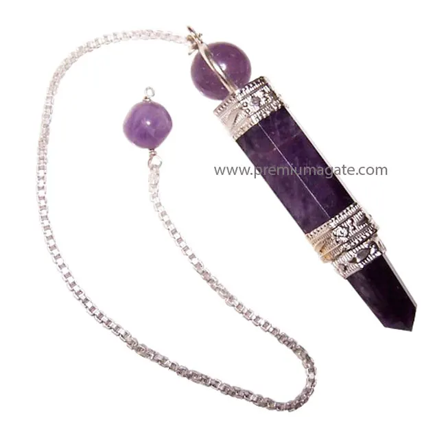 Аметист, 3 шт., палочка, маятник для трубы, оптовая продажа, палочка для труб, маятники для продажи