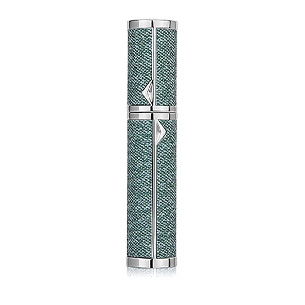 Fabric Style Atomizer Bottle Custom Luxury Mini Pocket Size Refillable Twist Perfume Round Atomizer Travel Spray Bottle