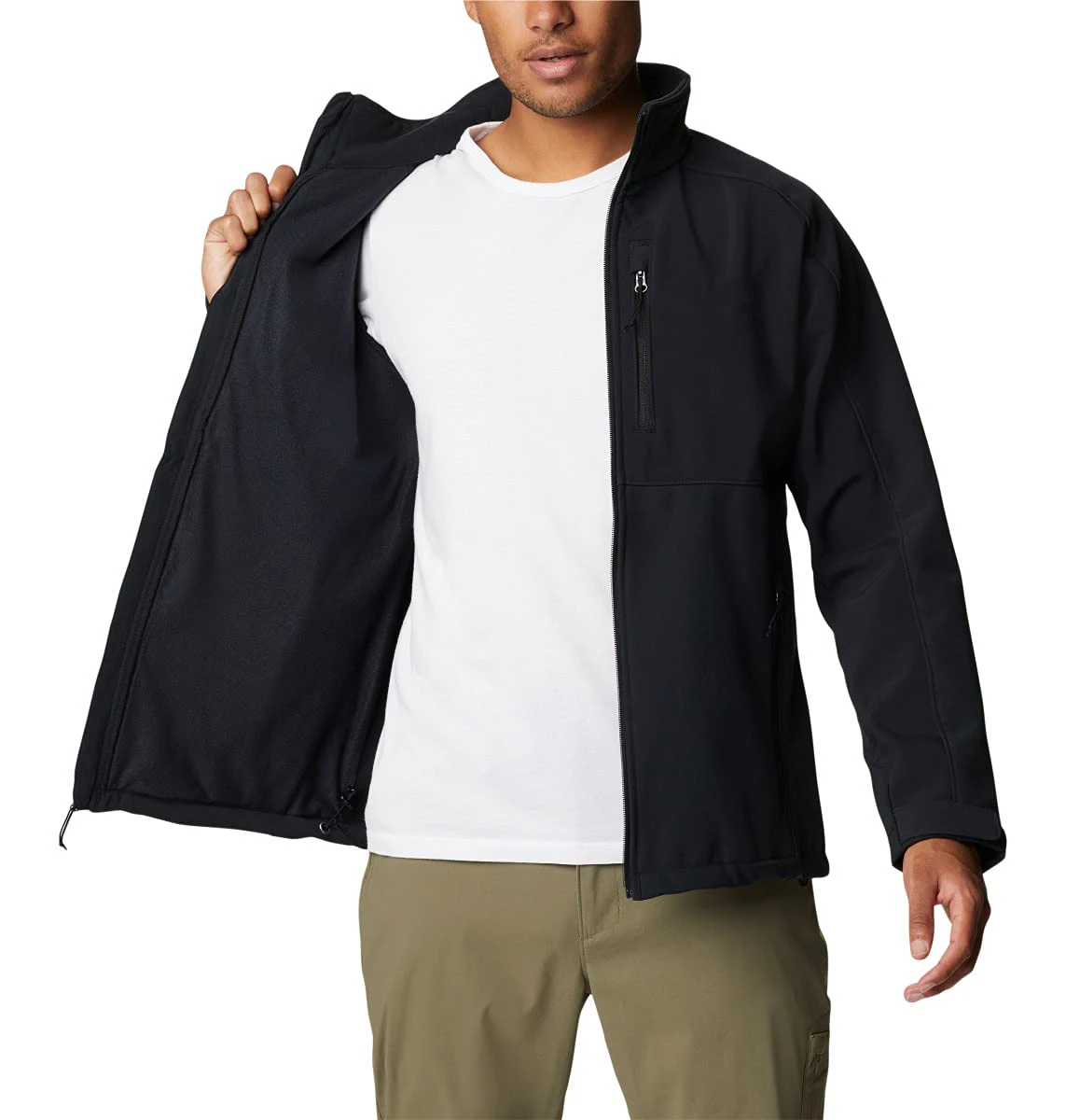 Custom Men Sports Softshell Jackets Grey Outdoor Camping Coats Thermal Waterproof Soft Shell Jacket