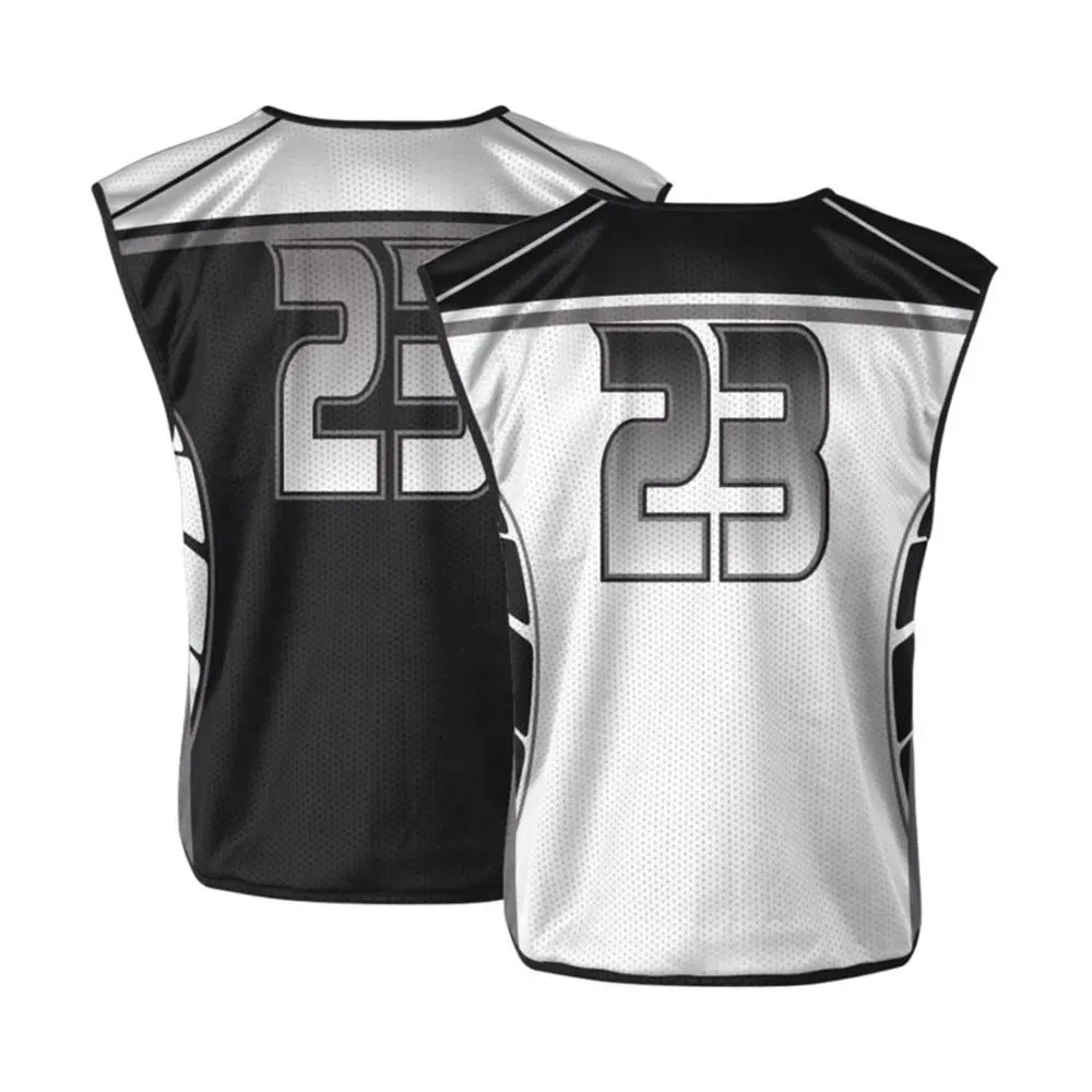 Custom made sublimation reversible lacrosse pinny