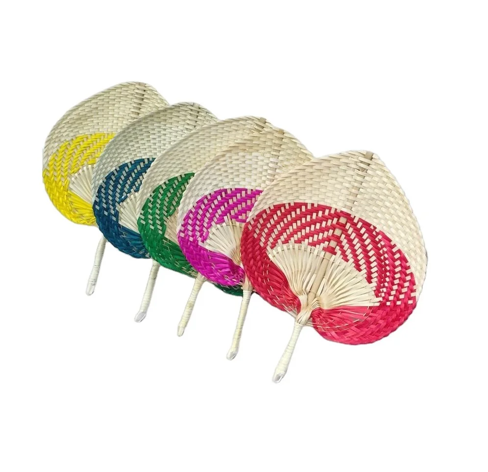  Бамбуковый ручной вентилятор/ручной вентилятор с пальмовым листом по лучшей цене и высокого качества из Вьетнама