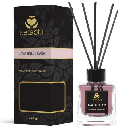 Тростниковый диффузор Casa Dolce цветная жидкость 250 мл тростниковый в стеклянной бутылке коробке производитель турецкой частной марки
