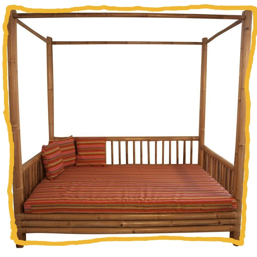 
Vietnamese style custom Bamboo Luxury Bed Premium Quality Cheapest Price for bedroom decoration from distributor 