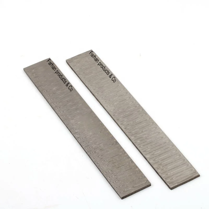 
Knife making Steel Damascus Bar Billet Stainless Steel Blade Steel Blanks Haedened 