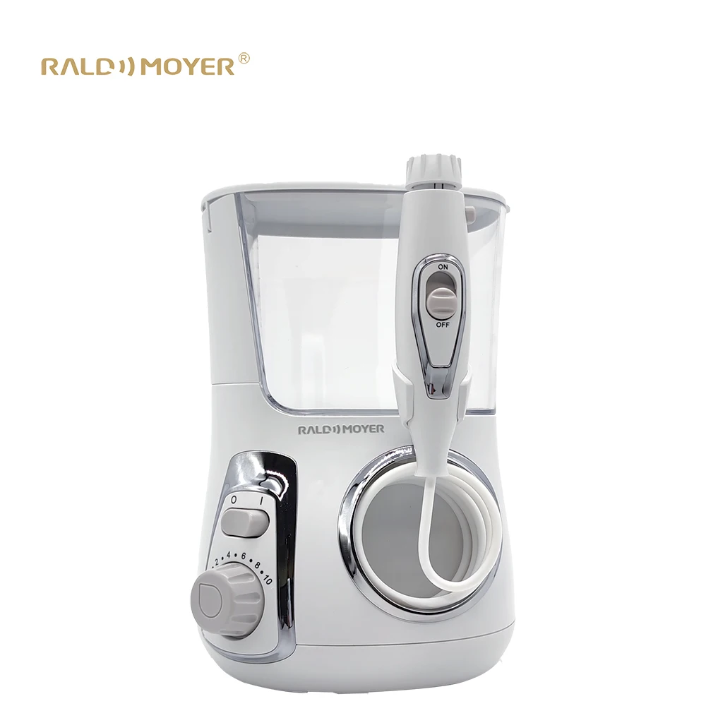 Raldmoyer Family Use 10 Pressure Control  800ml Reservoir Multifunctional Nozzle Strong Pulsed Dental Water Jet AP100