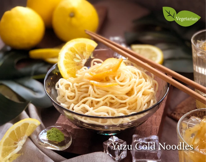 Холодная лапша Yuzu со вкусом васаби