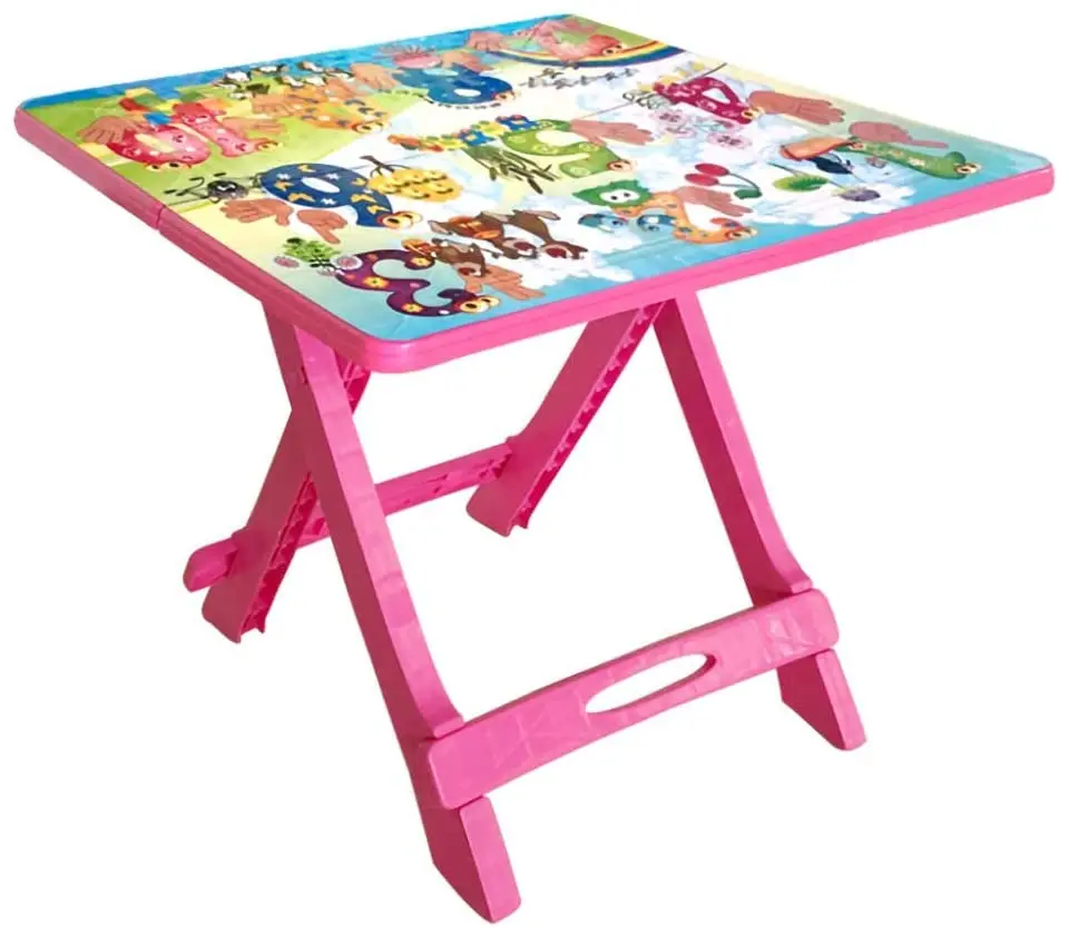 25 inch tail plastic folding table for children kids school study