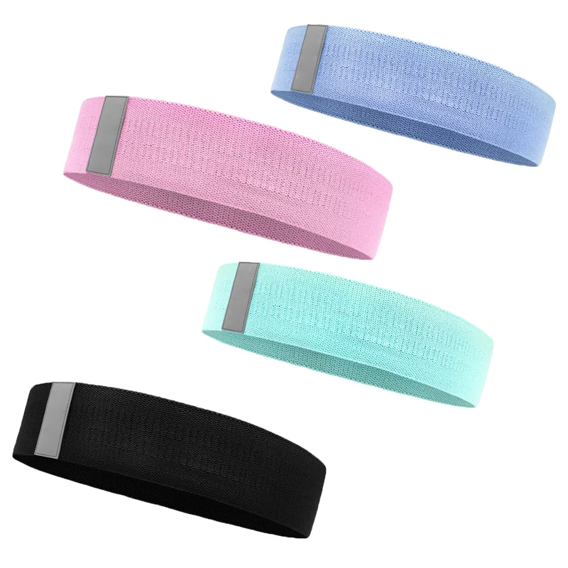 Factory Price Hot Sale Non-rolling Hip Circle Gym Fitness Exercise Stretching Resistance Band for Booty Shaping