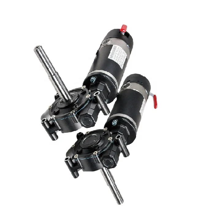 [MTM]1:25 Gearbox  Brush DC motor  with electromagnetic brake   24v 250 watt 4350RPM motor 12v electric wheelchair motor [EN 606