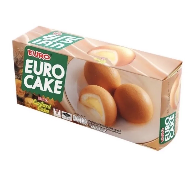 Оптовая продажа Yummy Европейский торт на заказ 114 г буффарный и сладкий крем Pandan коробка из 12 шт.