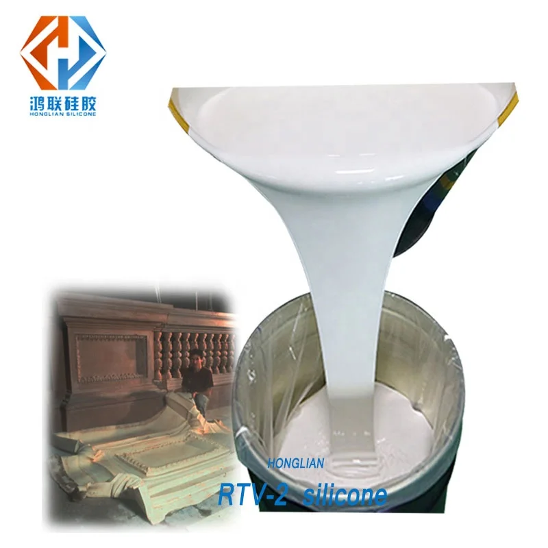 RTV-2 silicone rubber for craft gypsum molds making 2 component liquid silicon condensed cure silica gel cheap price