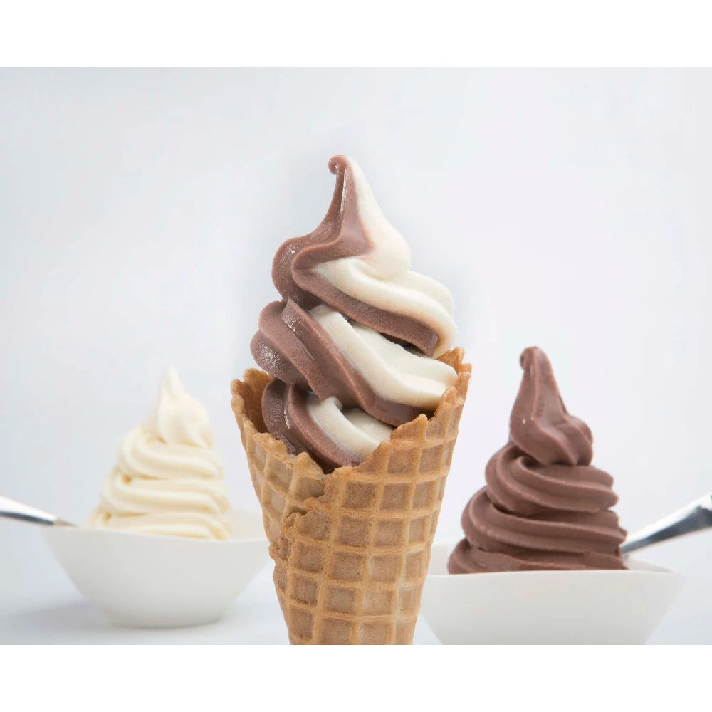 Liquid milk mix for making ice cream